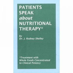 Patients Speak About Nutrition Therapy