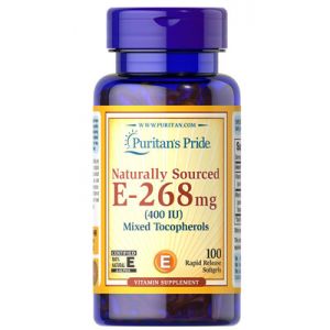 E-400 IU 100% Natural 100 Softgels